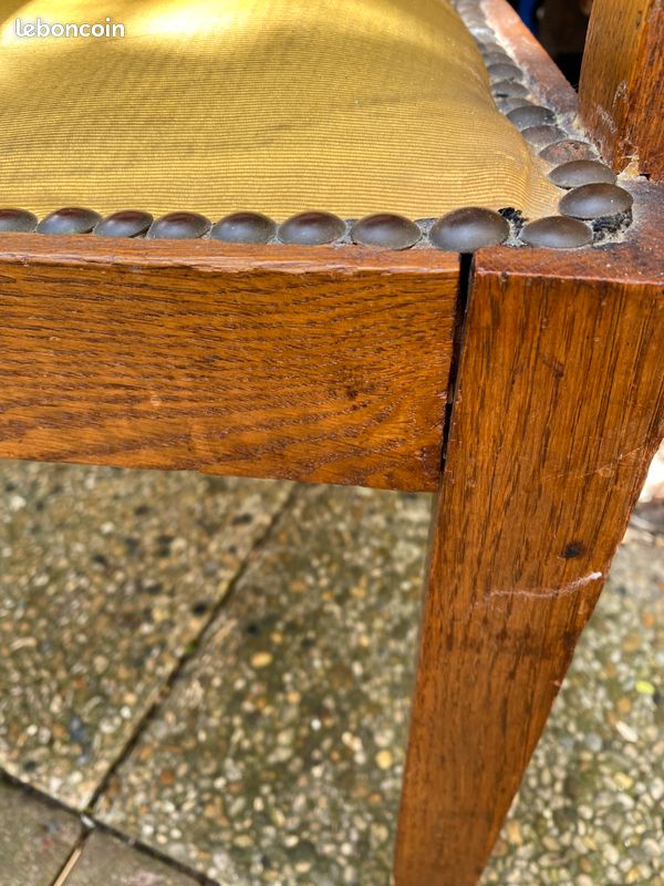 Chaise fauteuil en bois (image 3)
