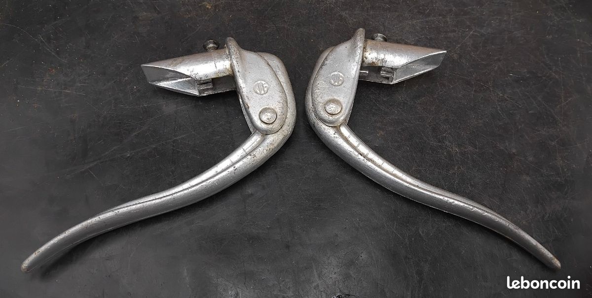 KIT LEVIER DE FREIN ET REPOSE MAIN COCOTTE VINTAGE VELO COURSE RETRO