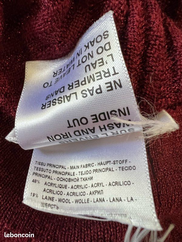 Jolie pull bordeaux Kookaï (image 4)