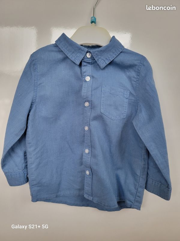 Chemise bleu (image 1)