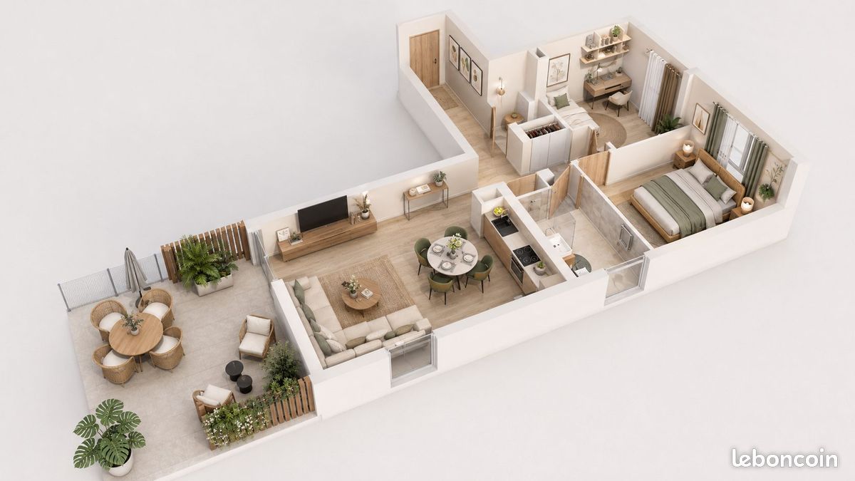 Appartement 3 pièces 70 m² · à Kurtzenhouse · 70 m² · 249 000 €