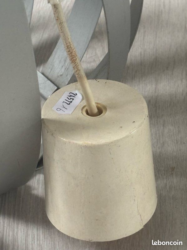 Lustre Suspension Vintage en Aluminium 70s (image 11)