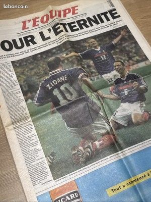 12 juillet 1998 - Victoire de la France en Coupe du Monde