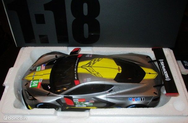 C076 Voiture miniature 1/43 Corvette C6R le mans 64 Heco provence collector car