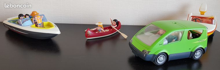 LE BATEAU ET LA VOITURE PLAYMOBIL ! 4144 - FAMILY FUN - FR 