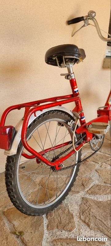 Vélo enfant pliant Motobecane vintage rouge (image 3)