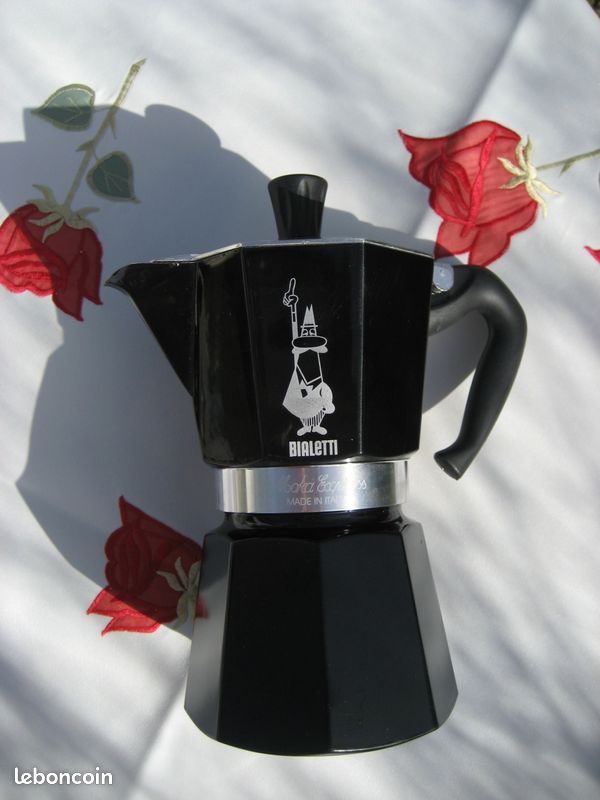 Bialetti Moka Express pour 6 personnes, noir/argent (image 1)