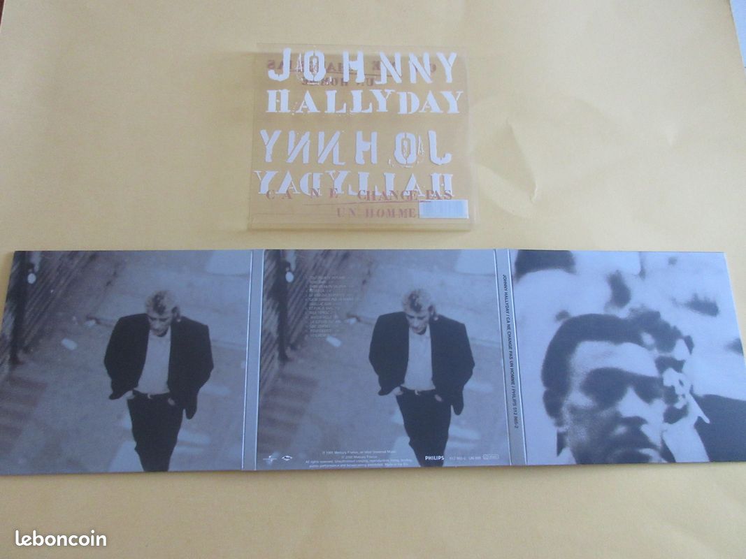 Johnny Hallyday DIGIPACK ÇA NE CHANGE PAS UN HOMME 3 VOLETS (image 7)