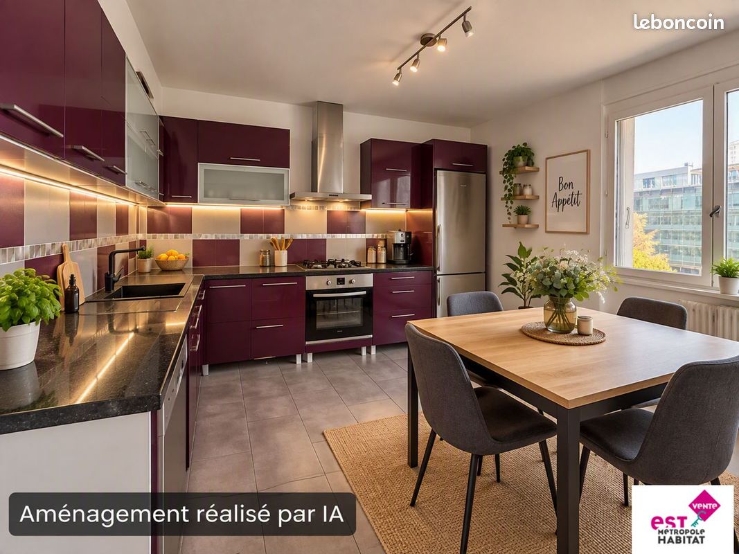 Appartement 4 pièces 87 m² · à Villeurbanne · 87 m² · 190 000 €