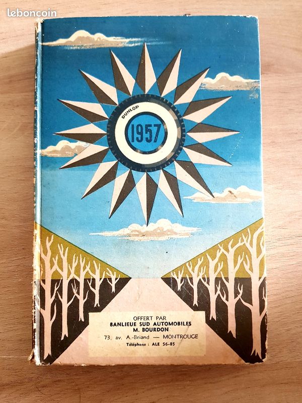 Agenda publicitaire Dunlop 1957 (image 1)