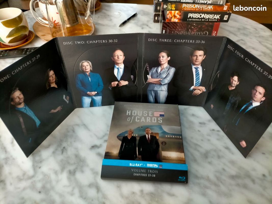DVD blu-ray série House of cards saisons 1 à 3 (image 4)