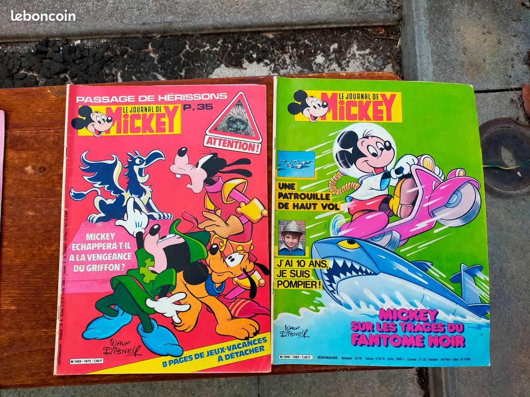 17 heddomadaires du Journal de Mickey de 1984 (image 2)