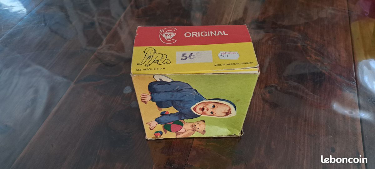 Boîte Vintage Max Carl Original 521 - Allemagne 1954 - Vide Pour Ours Jouet