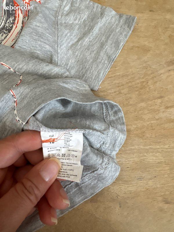 Tee shirt graine de blé 18 mois (image 3)
