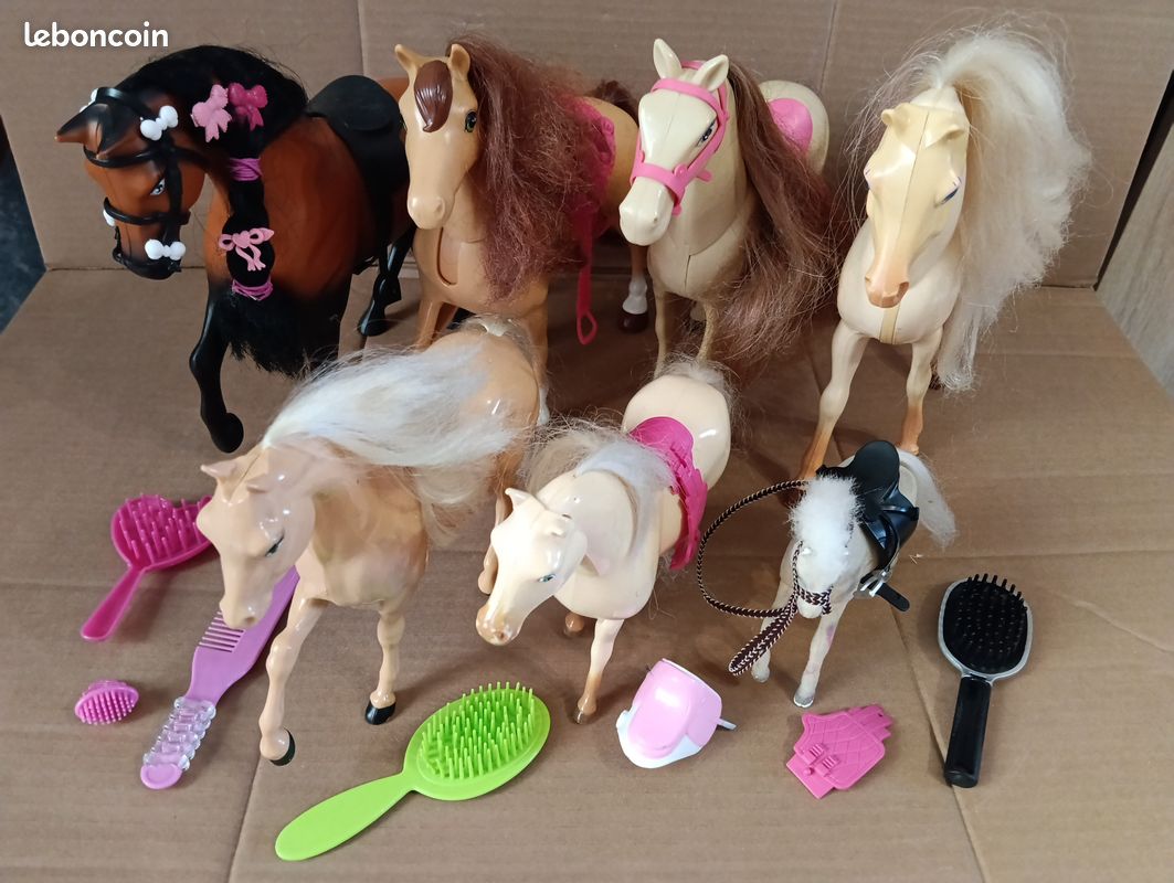Lot chevaux barbie mattel (image 17)