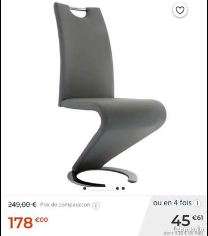 Chaise de salon neuve (image 4)