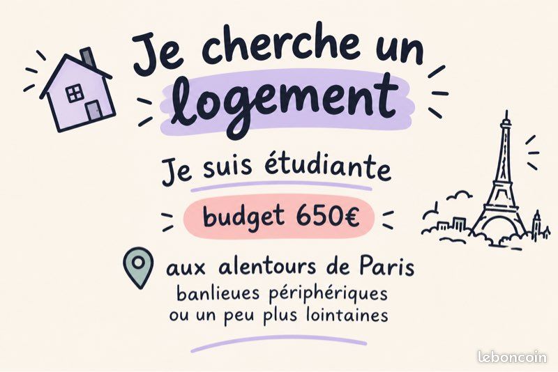 Appartement 1 pièce 20 m² · à Aubervilliers · 20 m² · 670 €/mois