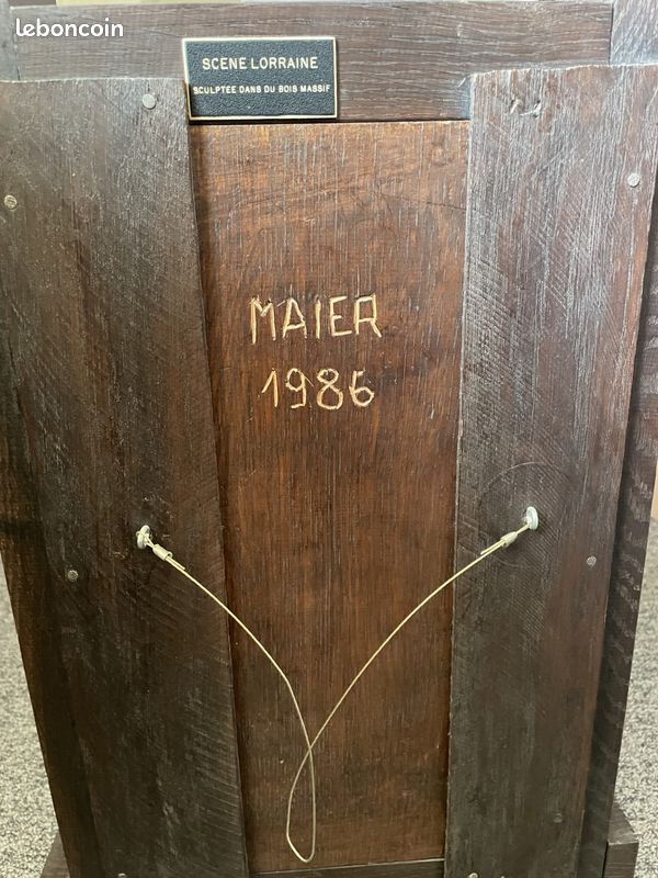 Œuvre originale bois sculpté Robert MAIER (image 5)
