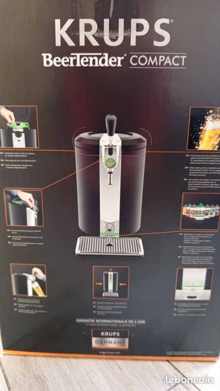 Pompe à bière - Krups - YY4809FD - 5 Litres - 65 Watts - Compatible Heineken (image 6)