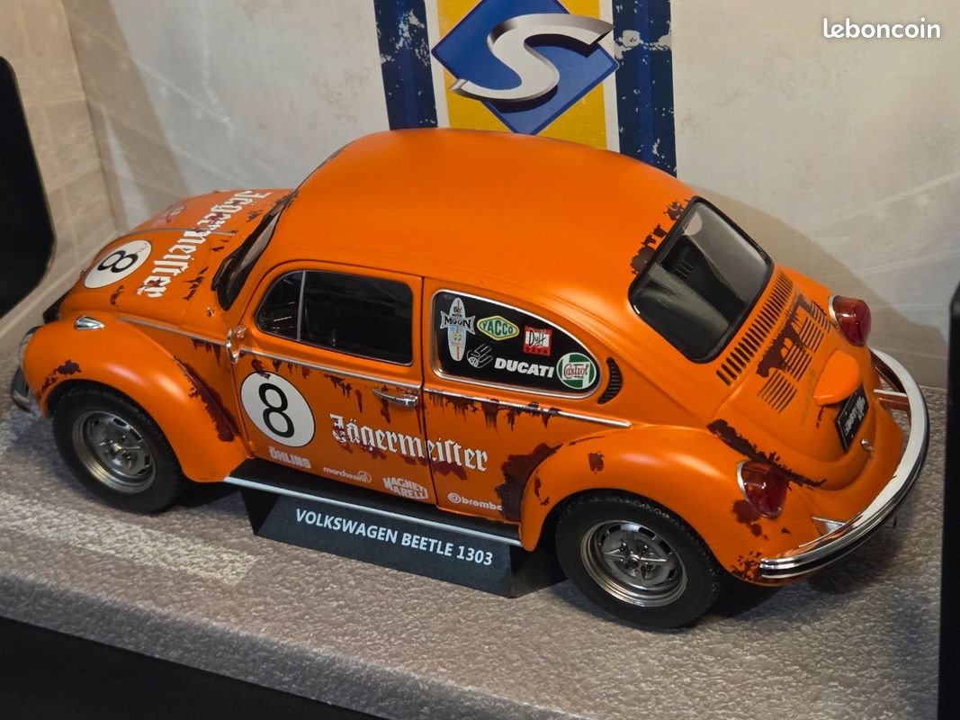 Volkswagen Beetle 1303 Jaeger Tribute Orange 1974 1/18 SOLIDO S1800518