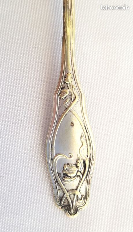 Cuillère à Absinthe, Estampée « Absinthe » par Bonnecaze