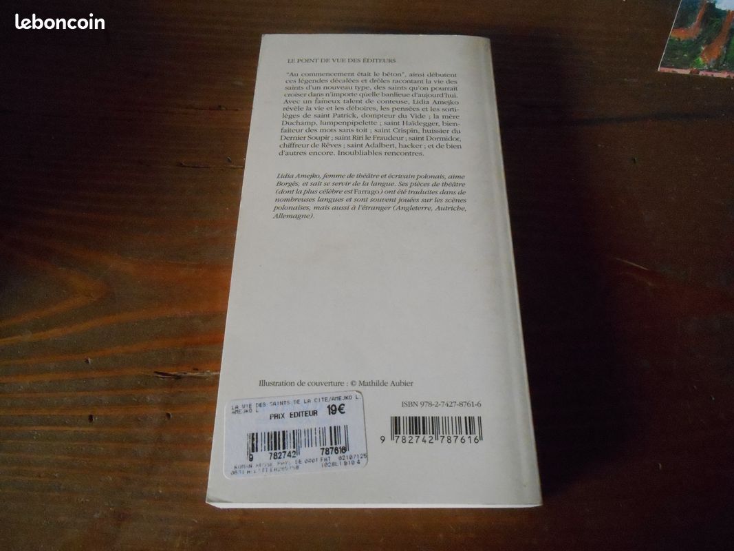 Livre la vie des saints de la cité (image 2)