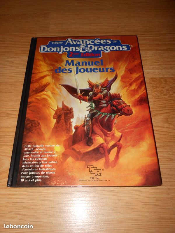 D&D – Le Manuel Des Joueurs (3e édition) – Français (Bon état)