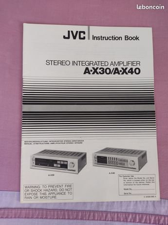 JVC - A-X40 - Solid state integrated amplifier - auction online