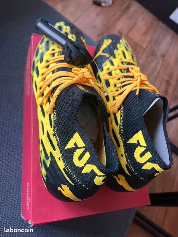 Puma Future Netfit FG AG Ultra Jaune Noir Sport Plein air