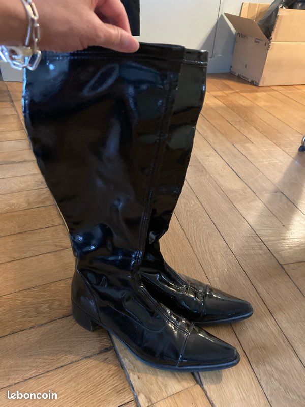 Bottes Noires Bottes Chaussettes Elizabeth Stuart Elizabeth Stuart