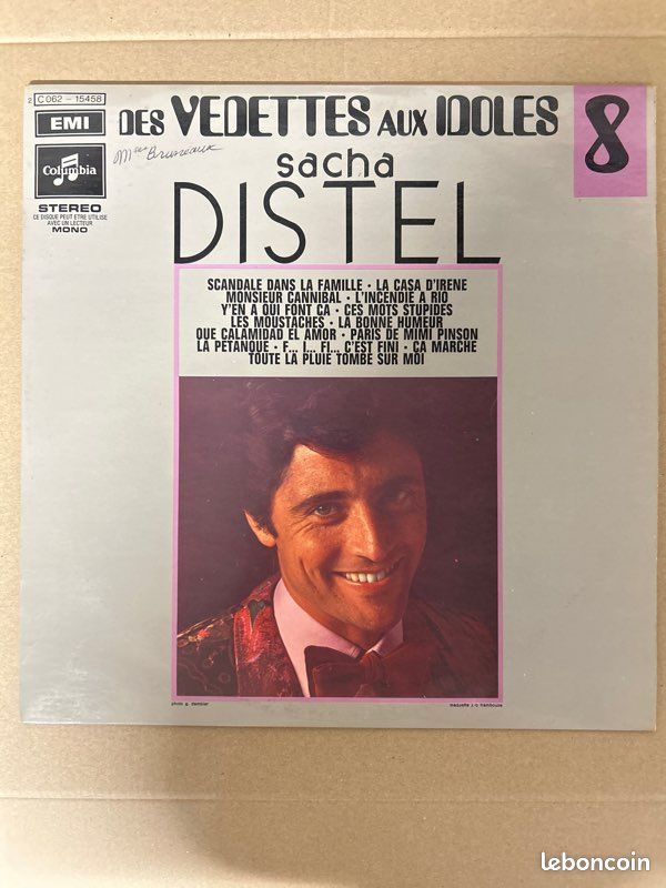 Vinyle Sacha Distel (image 1)