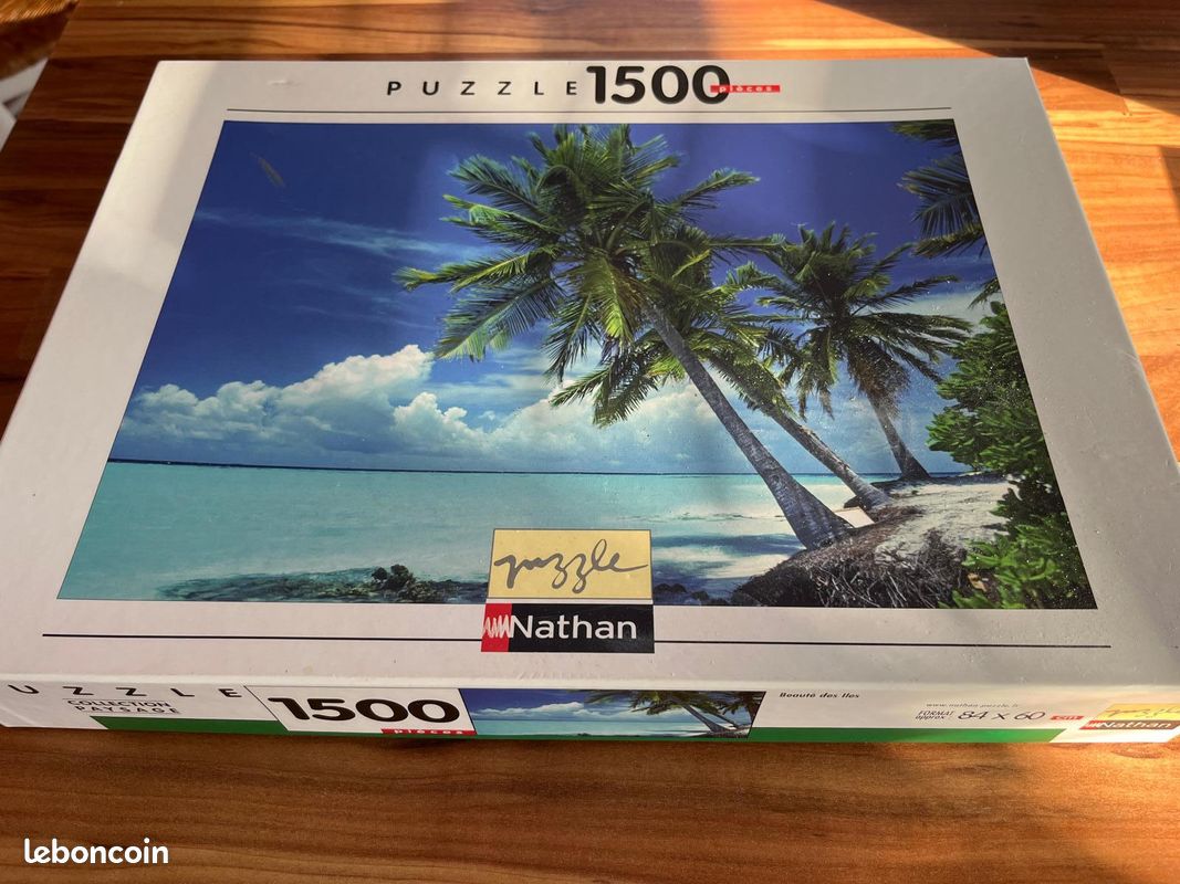 Puzzle 1500 pièces complet Beauté des iles (image 1)