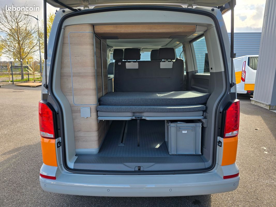 VOLKSWAGEN CALIFORNIA COAST 2.0 TDI150ch DSG CARPLAY/IMMAT FR COVERING ORANGE garantie VW 08/2028 (image 13)