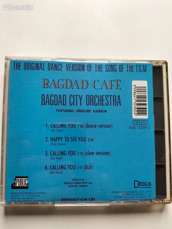 CD BO original dance version BAGAD CAFÉ 4 pistes (image 2)