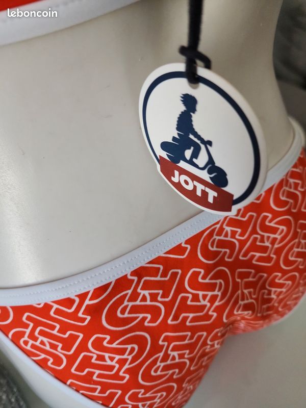 Un maillot de bain imprimé 2 pièces orange imprimé taille 38/40 marque Jott (image 13)