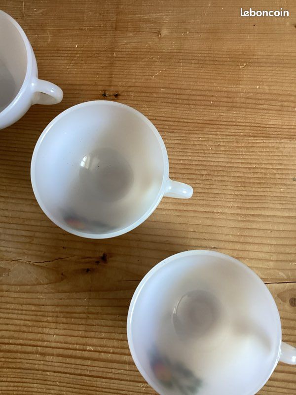 6 tasses arcopal motif pomme (image 7)