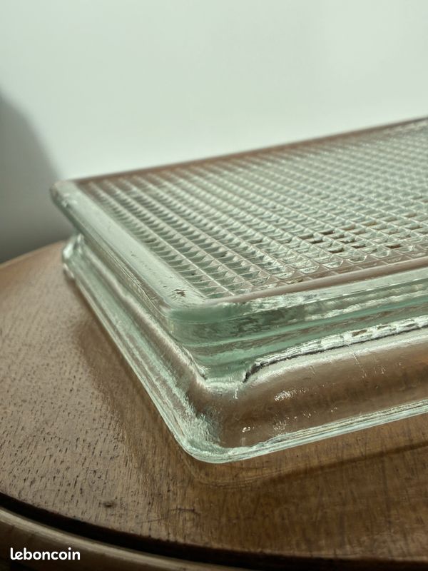 Dessous de plat étirable en inox vanille 19x35 cm