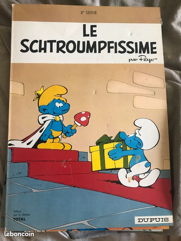Lot de 3 albums BD Les Schtroumpfs – Peyo – Éditions Dupuis (image 1)