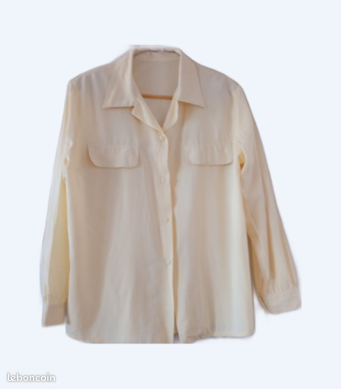 Chemisier Femme En Coton Blanc - Taille 40 - Marque Jodphur - Très Bon état (neuf Sans étiquette)