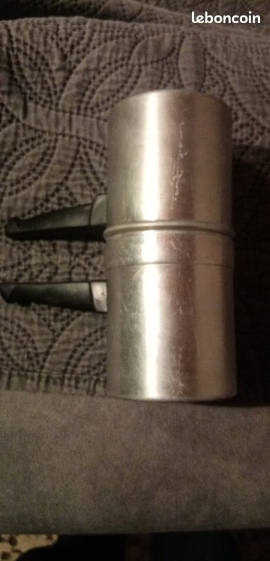 Cafetière vintage en aluminium (image 1)