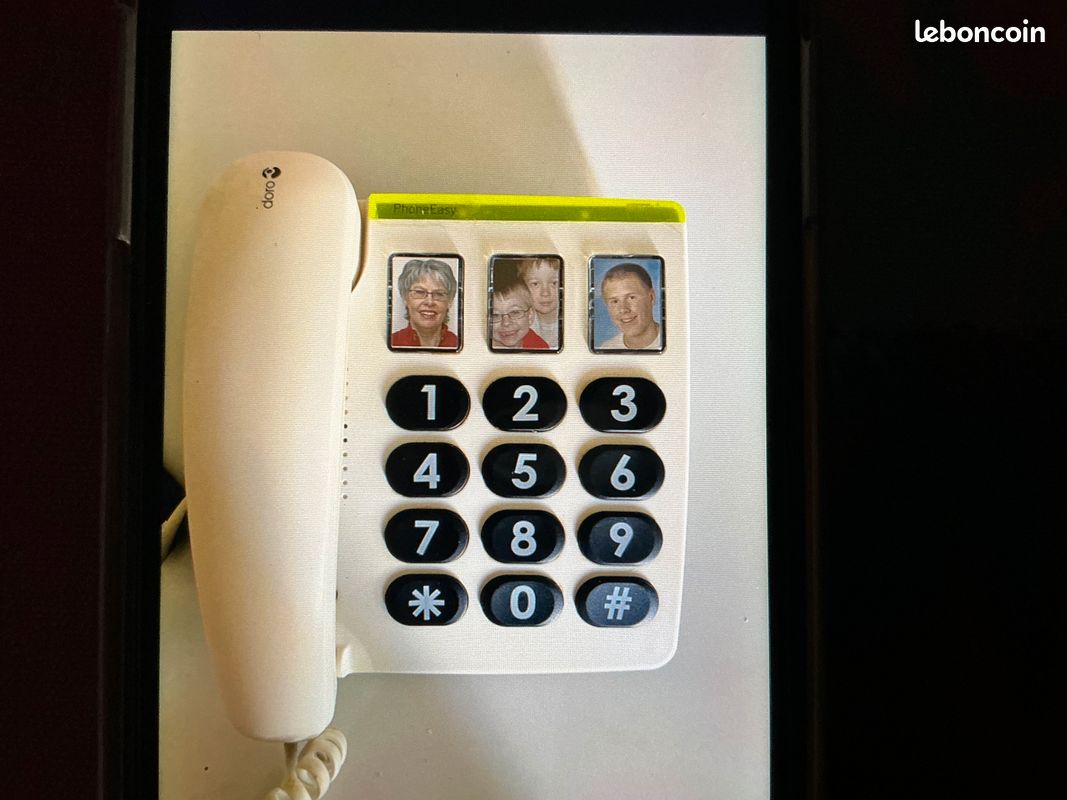 Téléphone grosses touche filaire (image 1)