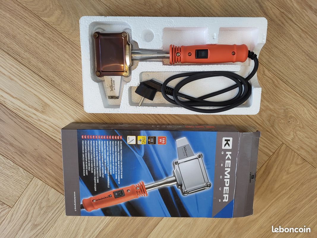 Soudeuse Électrique Kemper 180W Pointe Cuivre Plat 210g - Outil Professionnel Italie