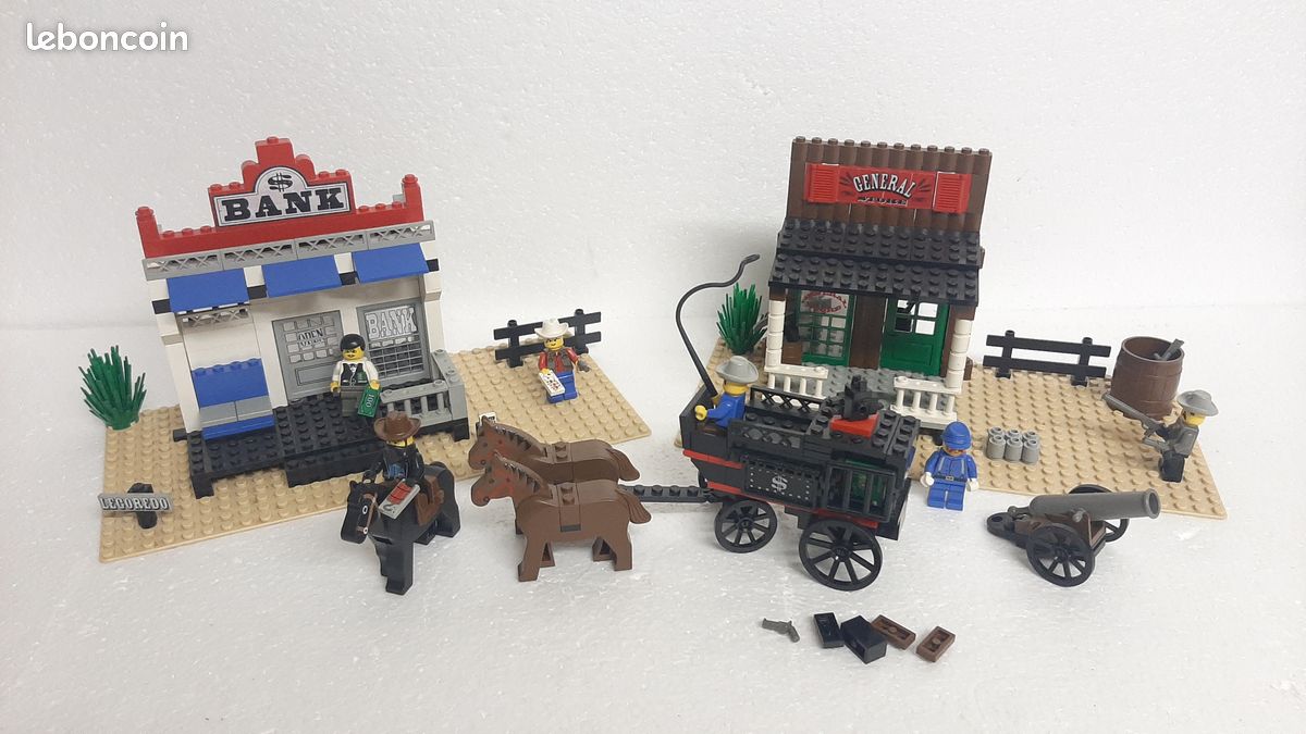 Lego Western 6765 Gold City Junction Jeux Jouets
