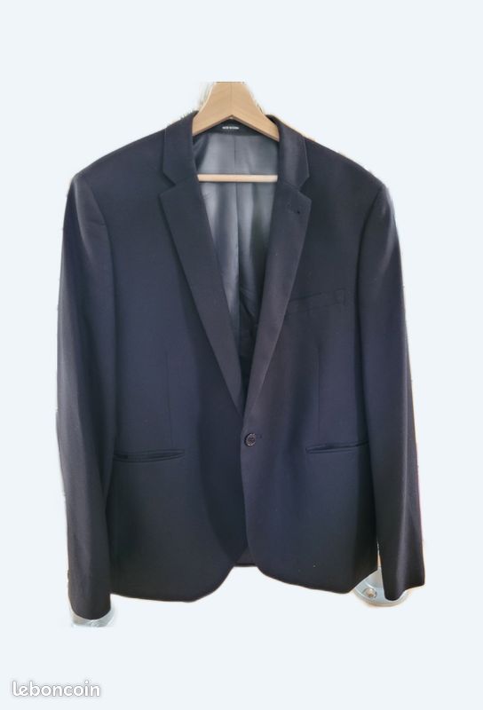 Veste de costume noire taille 54 L - 15 euros (image 1)