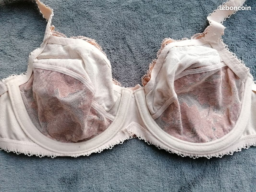 Soutien gorge dentelle chair, Triumph, taille 85D (image 7)
