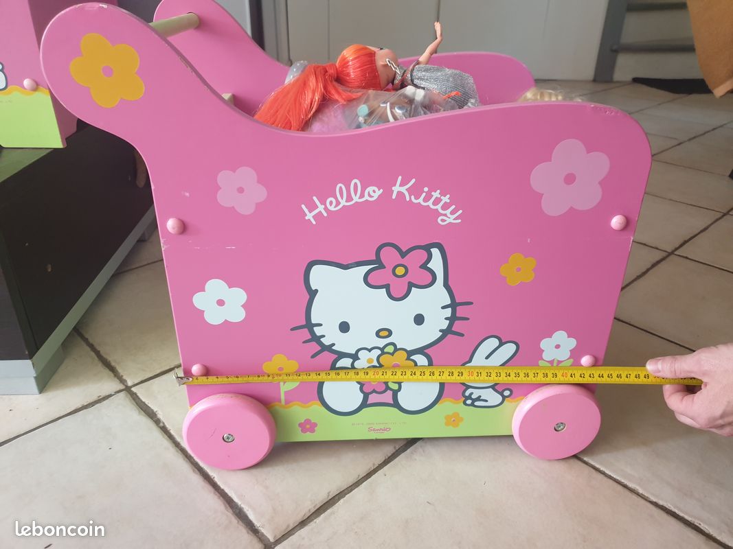 Chariot Coffre à jouets Hello Kitty (image 1)