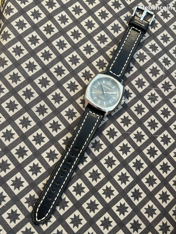 Montre Militaire Homme HAU Heide Heinzendorff Occasion - Quartz, Lunette Tournante, Bon état