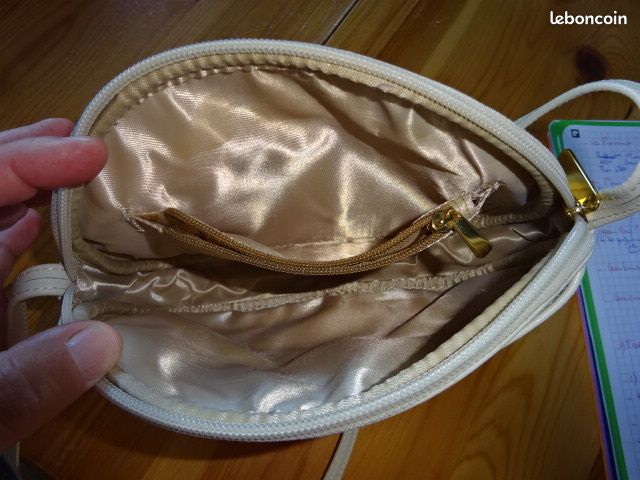 Sac à main cuir bandoulière H Paris (Hexagona ?) (image 4)