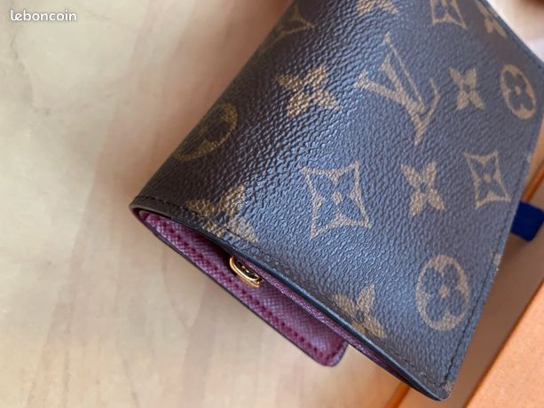 Louis Vuitton Passport Cover Monogram Vivienne Myosotis Blue for Women