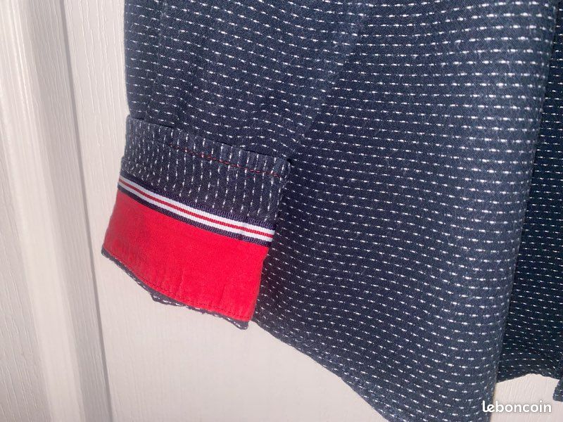 Chemise Homme Terre De Marins En Coton - Taille XL, Bleu Marine - Occasion Très Bon état
